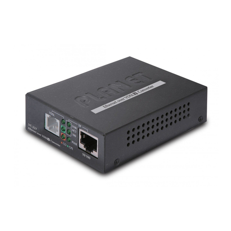 Planet vc-231 user manual