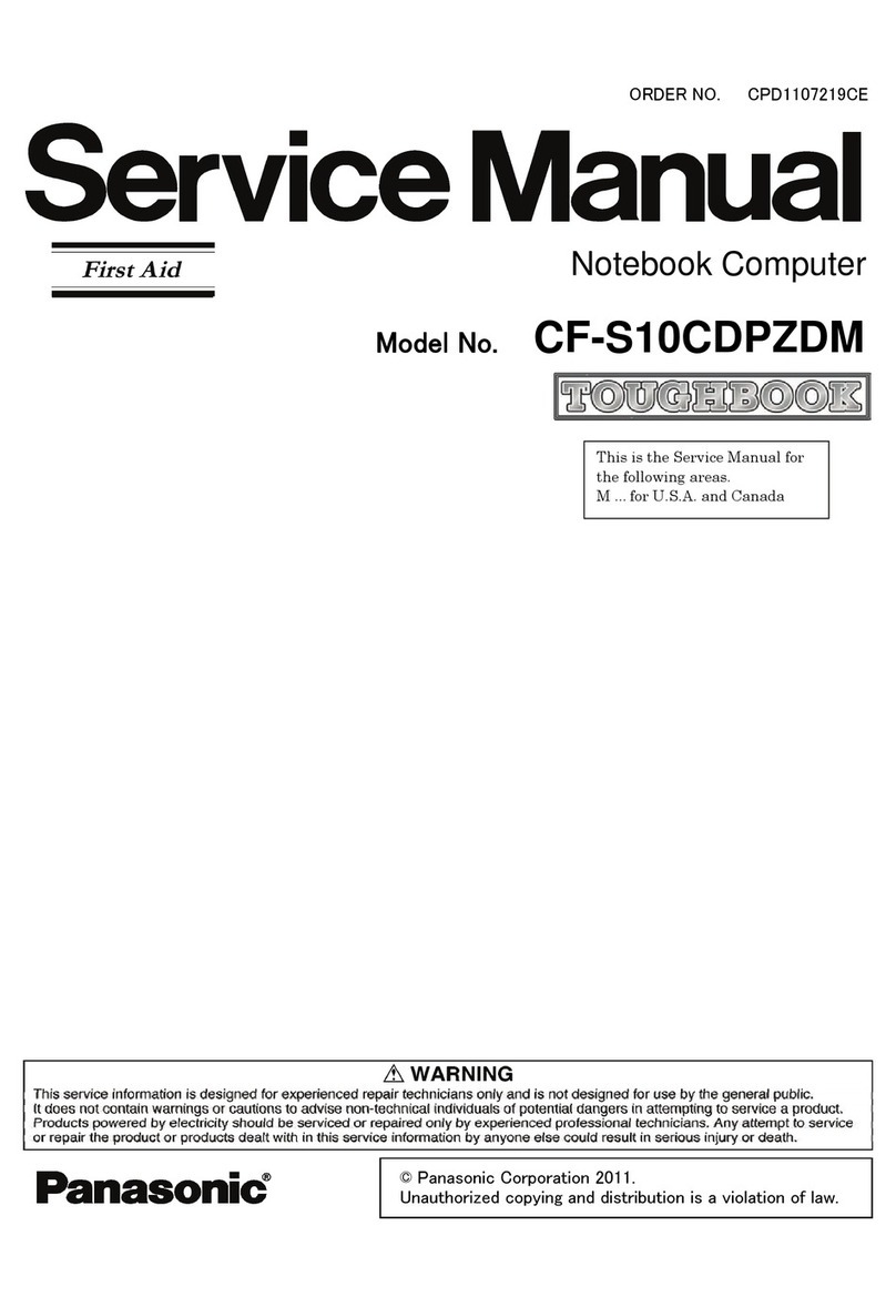 Panasonic CF-S10CDPZDM Service manual