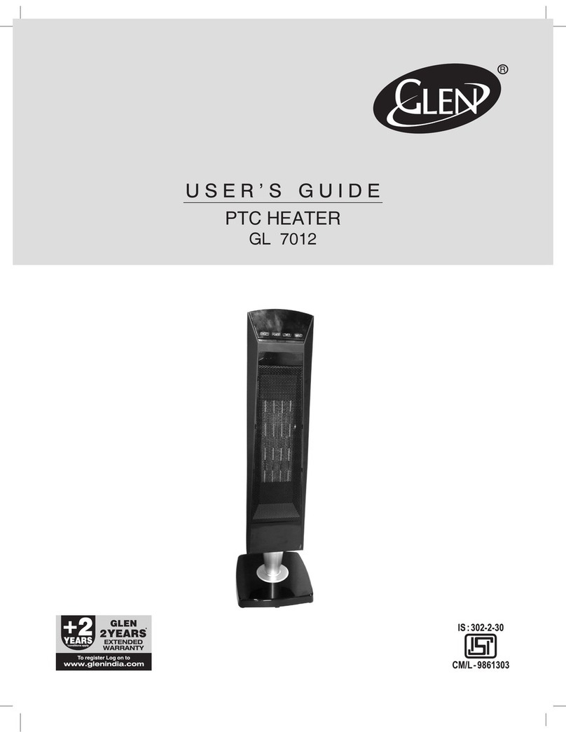 Glen GL 7012 User manual