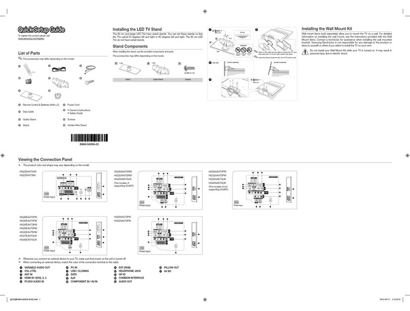 Samsung HG22EA470UW User manual