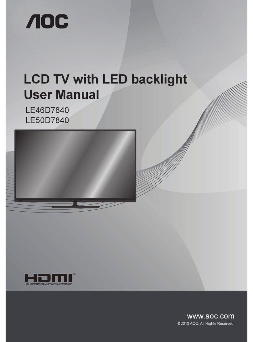 AOC LE50D7840 User manual
