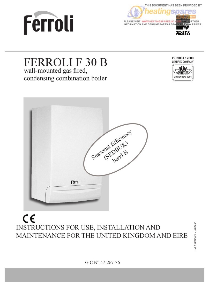 Ferroli DOMIcompact F 30 B Troubleshooting guide