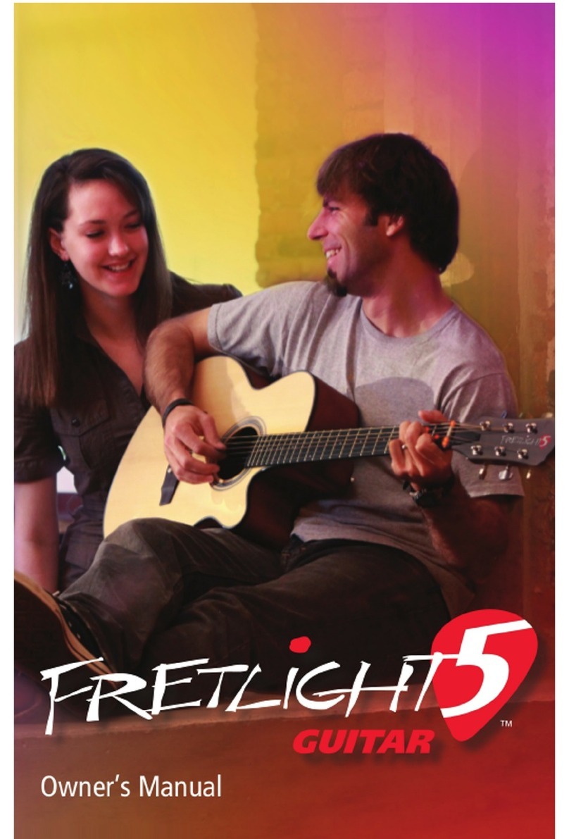 Fretlight 5 owner's manual Fretlight 5 owner's manual