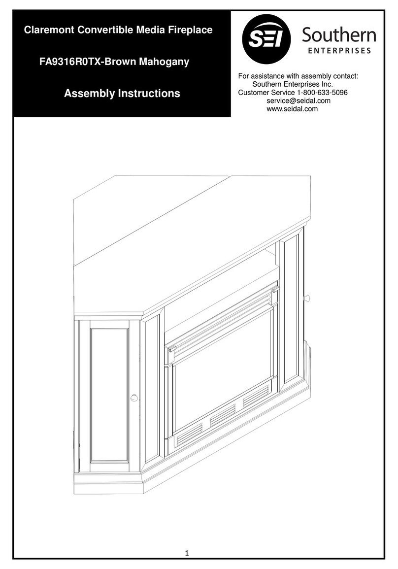 Southern Enterprises FA9316R0TX-Brown Mahogany Assembly instructions Southern Enterprises FA9316R0TX-Brown Mahogany Assembly instructions