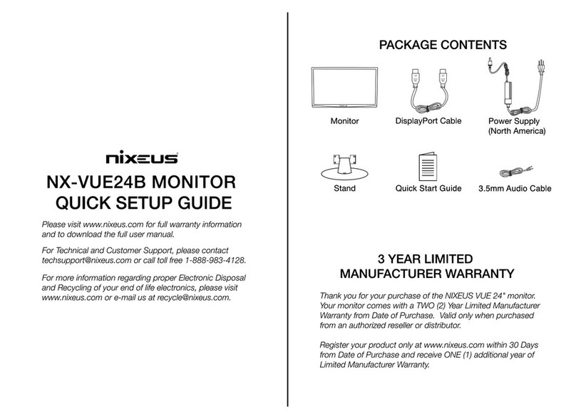 Nixeus NX-VUE24B User manual