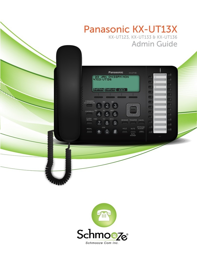 Panasonic KX-UT123 Manual