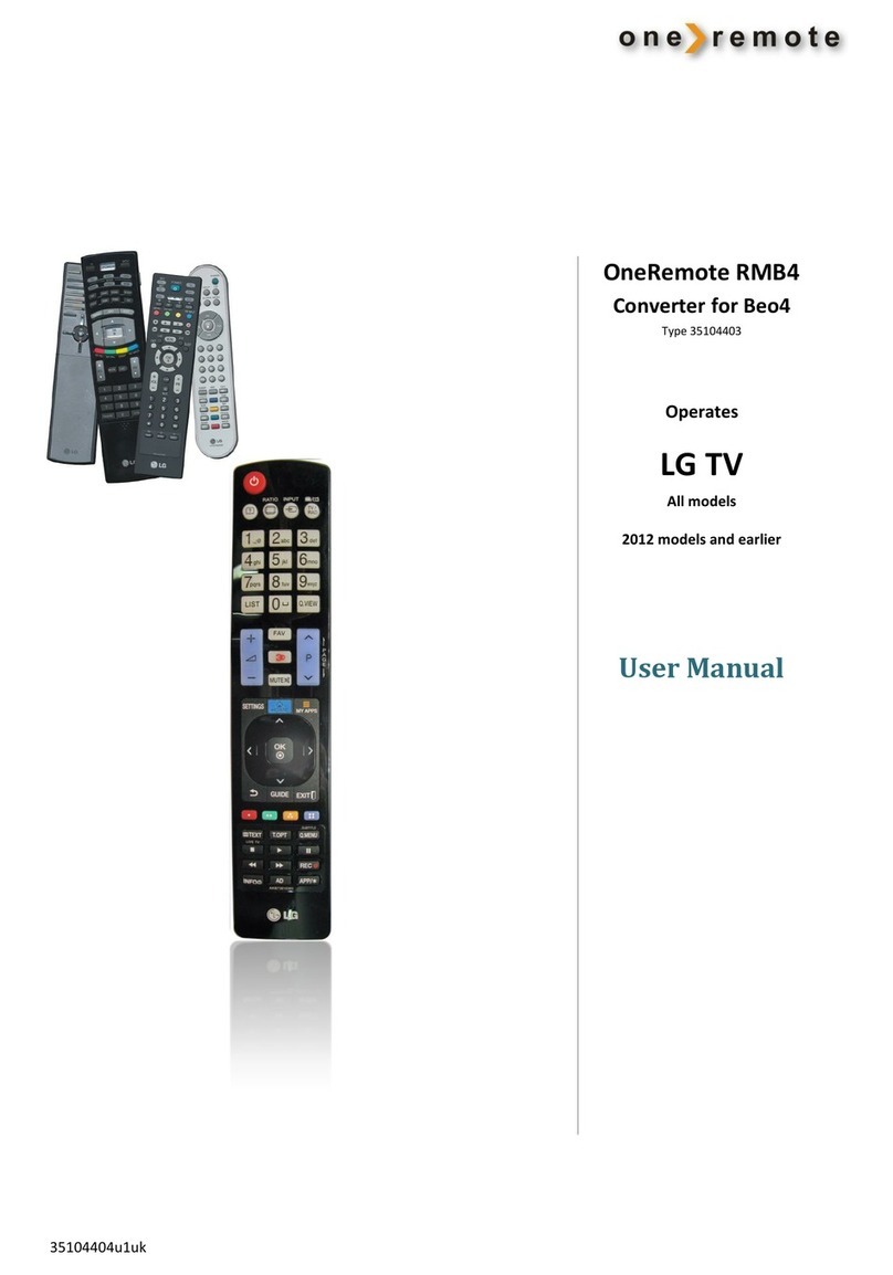 One Remote RMB4 user manual