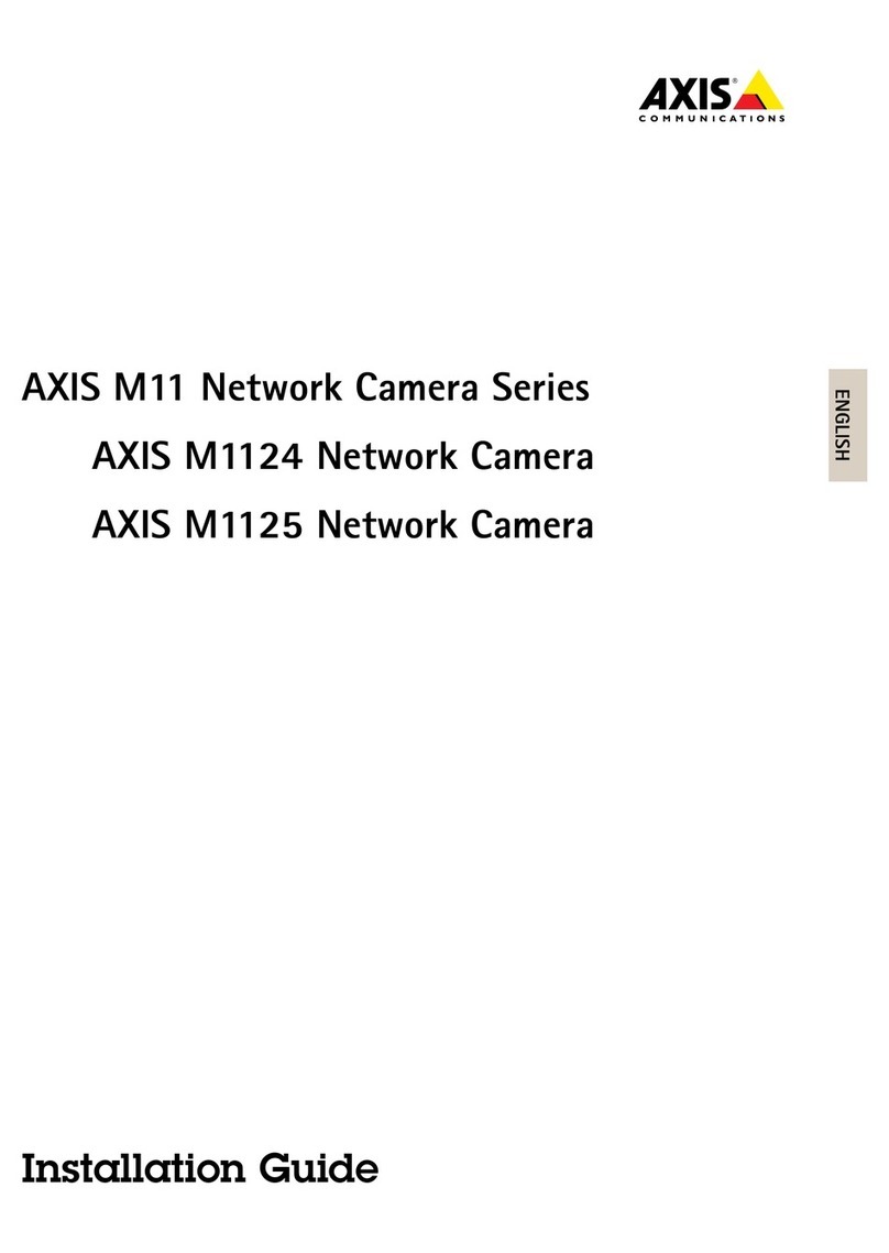 Axis M11 Network Camera Series User manual