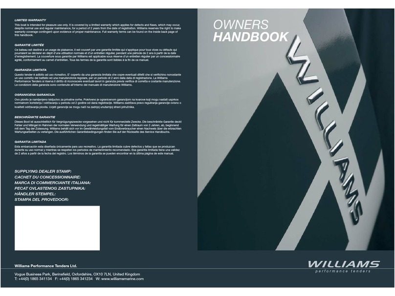 Williams Turbojet J/T 285 Owner's handbook