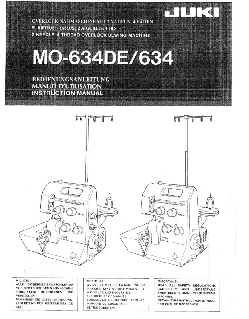 JUKI MO-634DE User manual