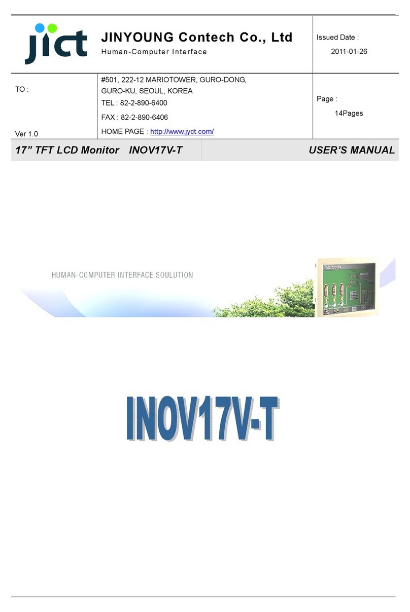 Jinyoung Contech INOV17V-T User manual