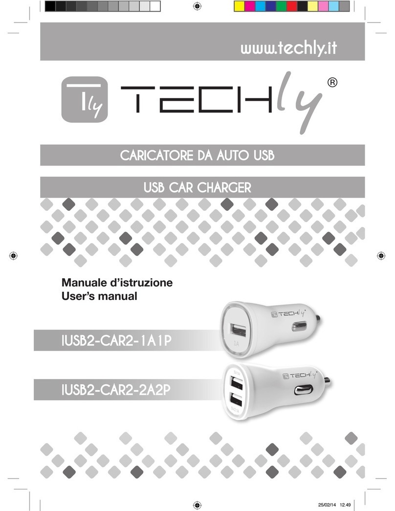 Techly IUSB2-CAR2-1A1P user manual