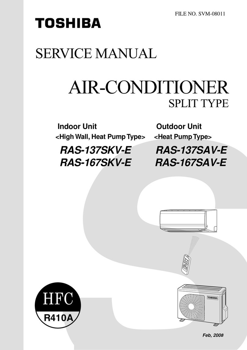 Toshiba RAS-137SKV-E User manual