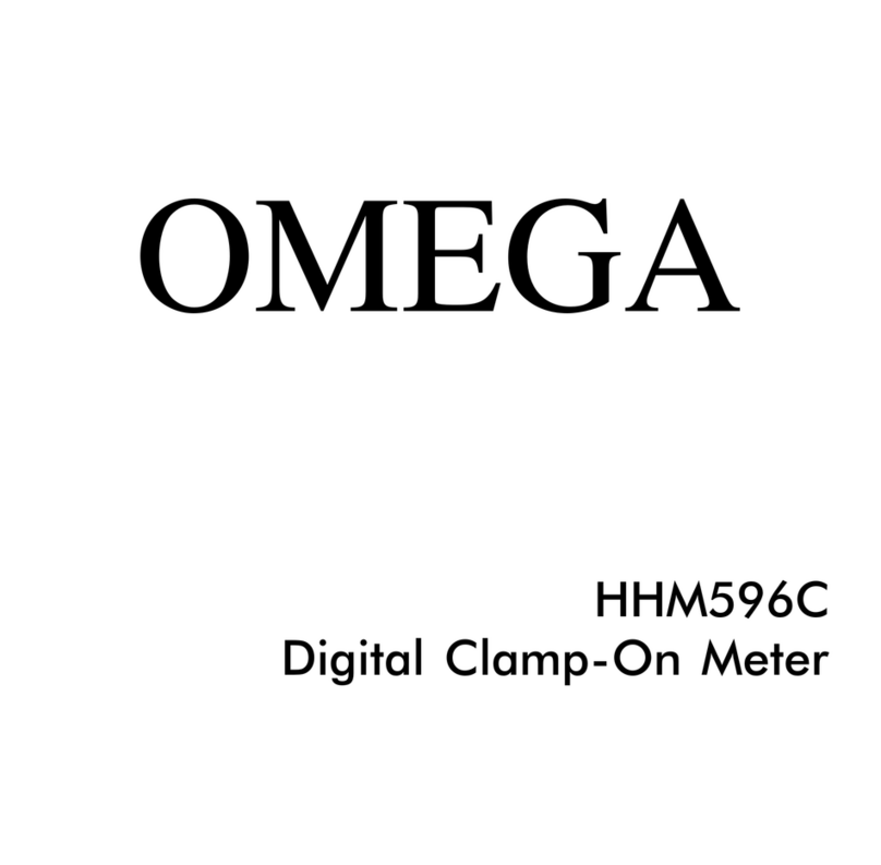Omega HHM596C User manual Omega HHM596C User manual