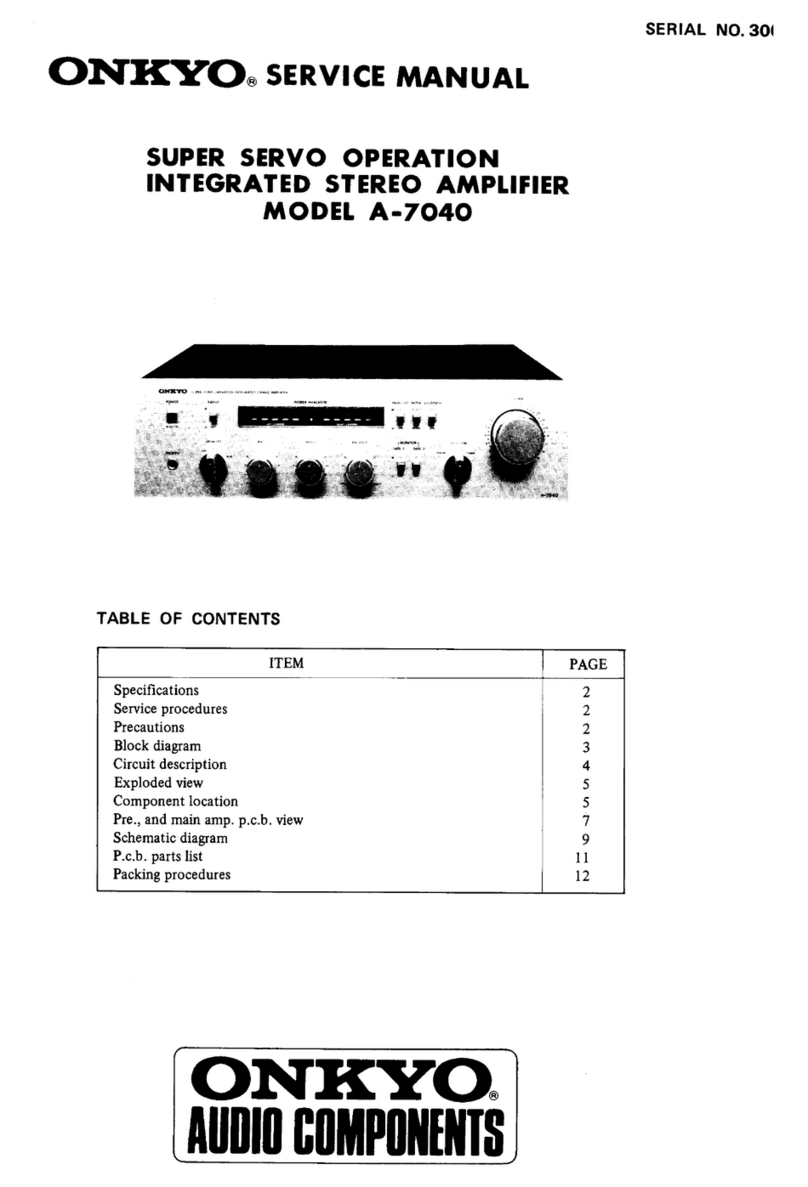 Onkyo A-7040 Service manual