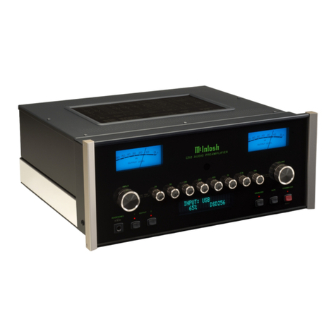 McIntosh C52 User manual