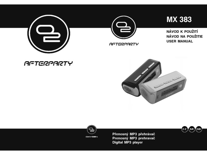 Oxygen MX 383 User manual