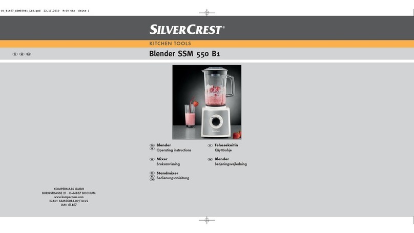Silvercrest SSM 550 B1 User manual