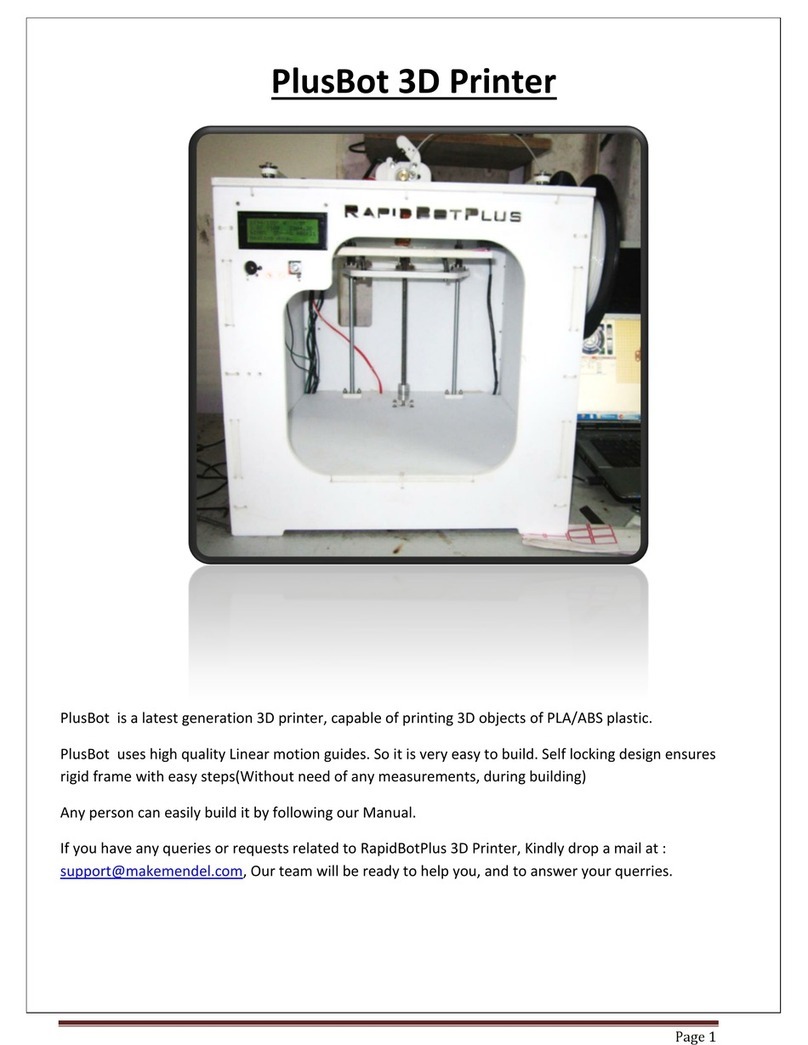 Make Mendel PlusBot User manual