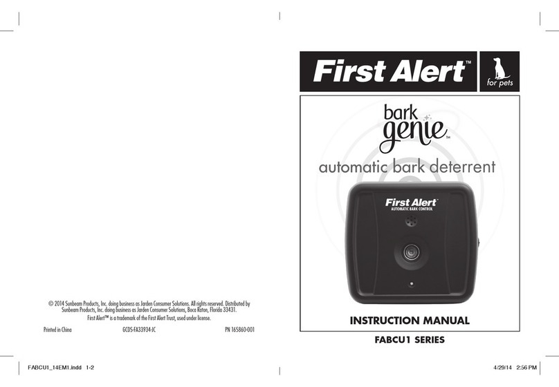 First Alert Bark Genie User manual