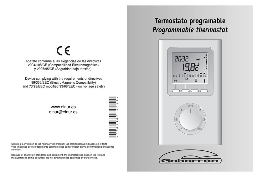 Gabarron CTP10 user manual