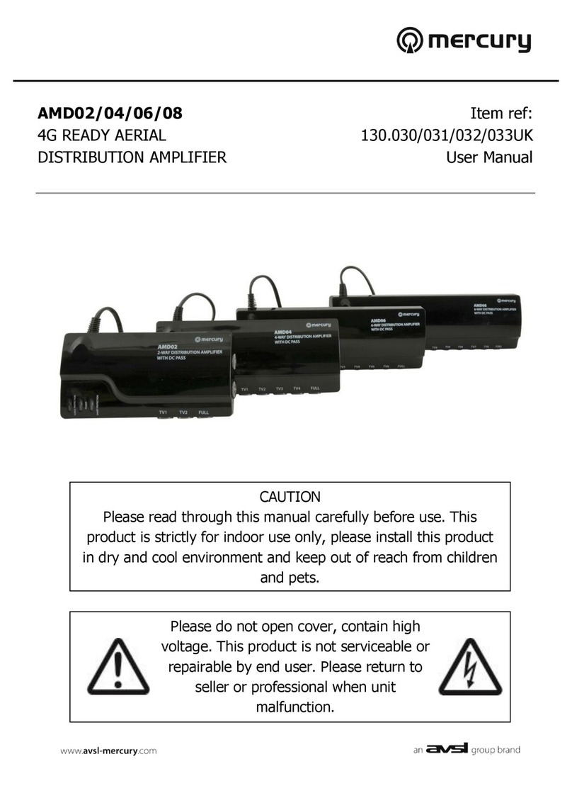 Mercury AMD02 user manual