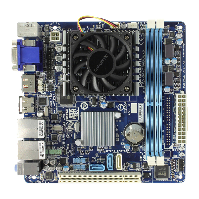 Gigabyte GA-C1037UN User manual