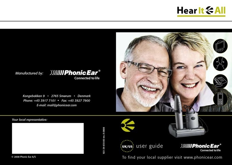 Phonic Ear hearlt all user guide