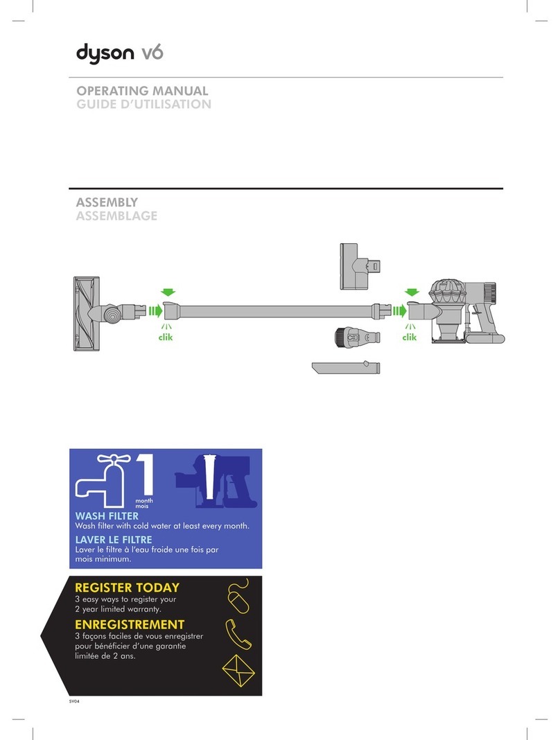 Dyson V6 Absolute operating manual