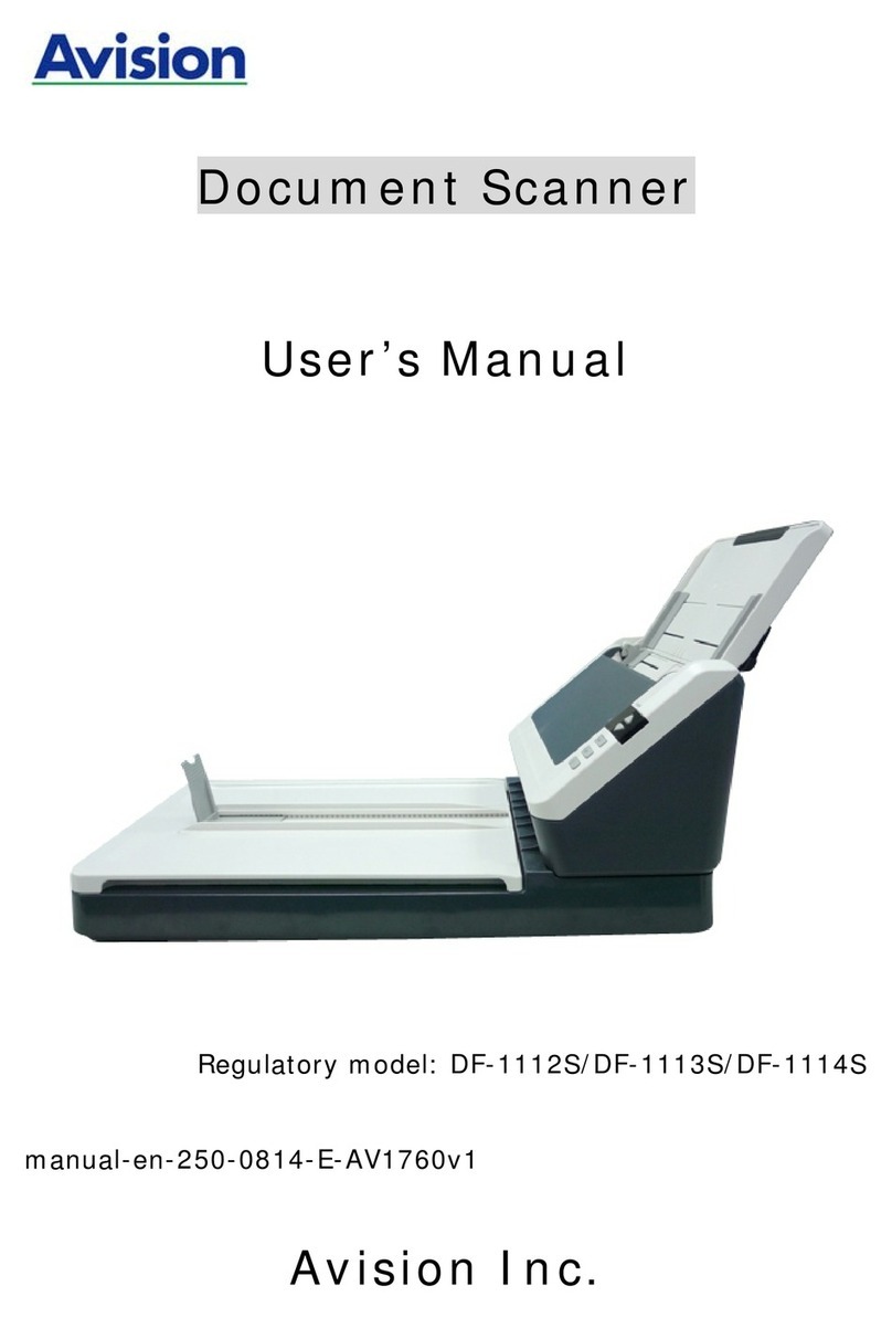 Avision DF-1113S User manual