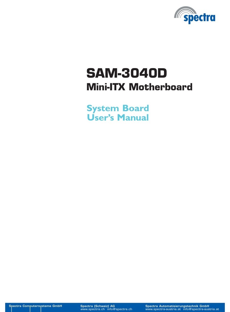 Spectra SAM-3040D user manual