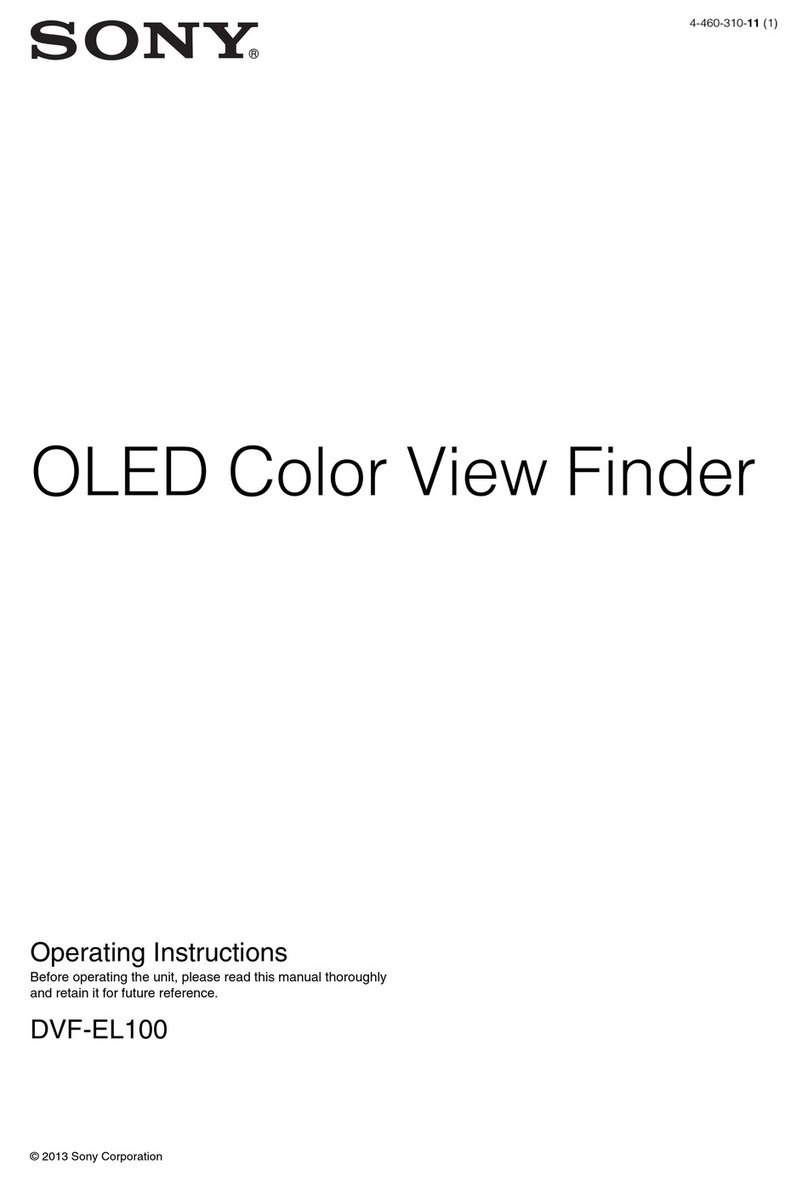 Sony DVF-EL100 User manual Sony DVF-EL100 User manual