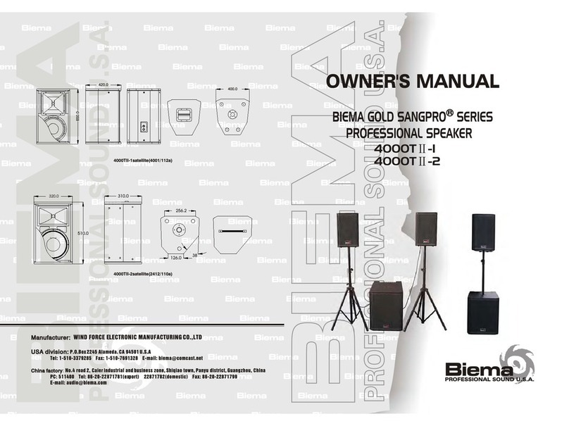 Biema 4000TI-1 owner's manual