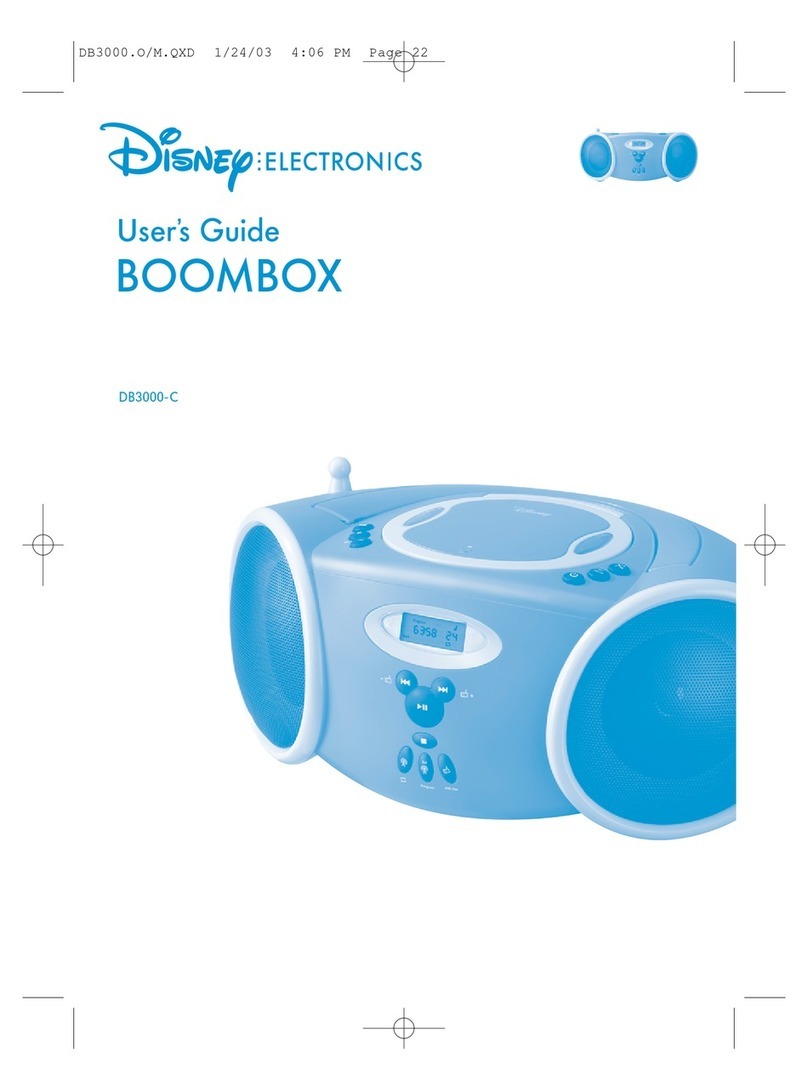 Disney DB3000-C User manual Disney DB3000-C User manual
