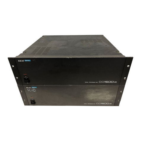 Akai DD1500 User manual