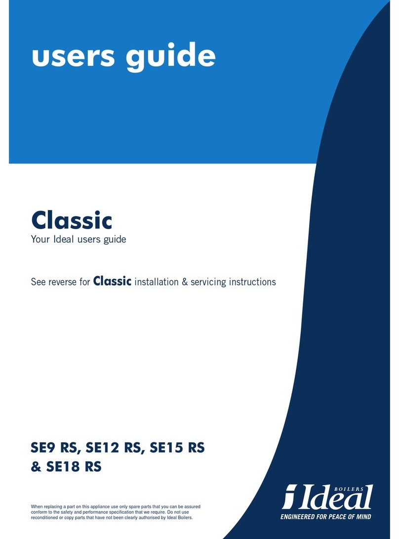 IDEAL Classic SE9 RS User manual