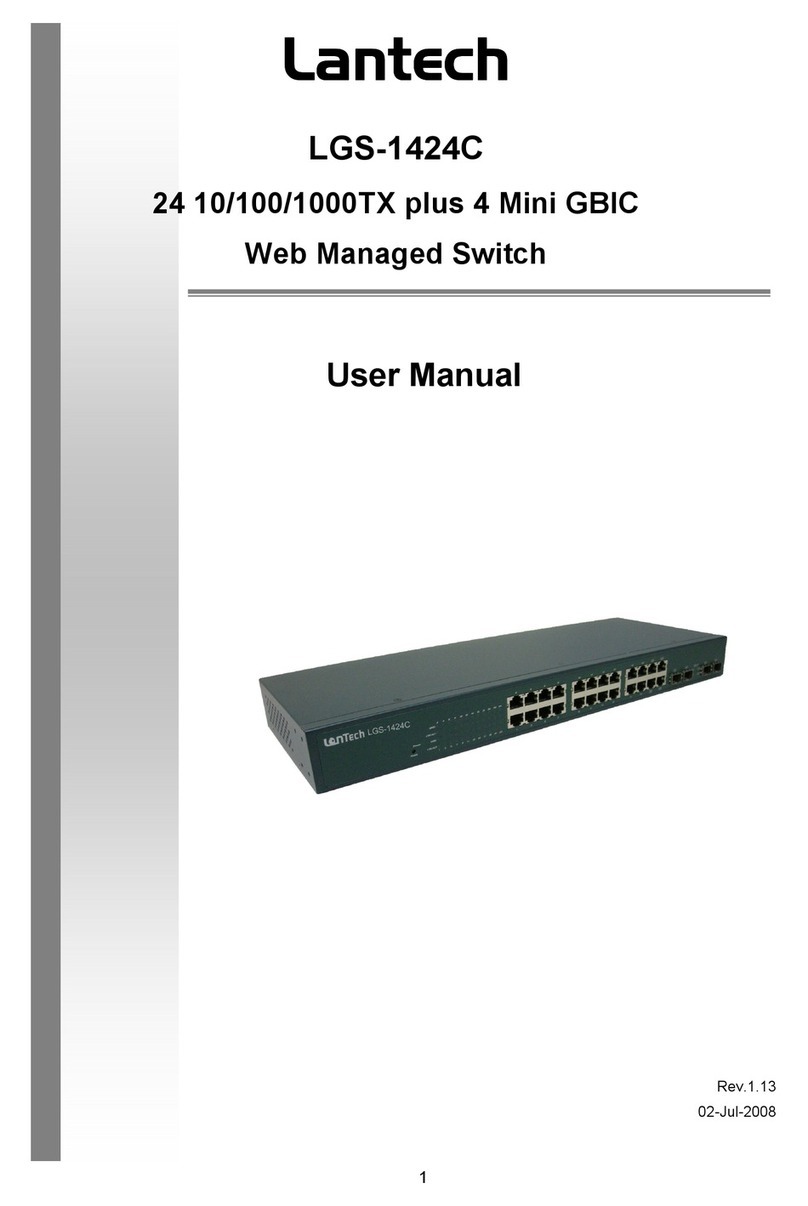 Lantech LGS-1424C user manual