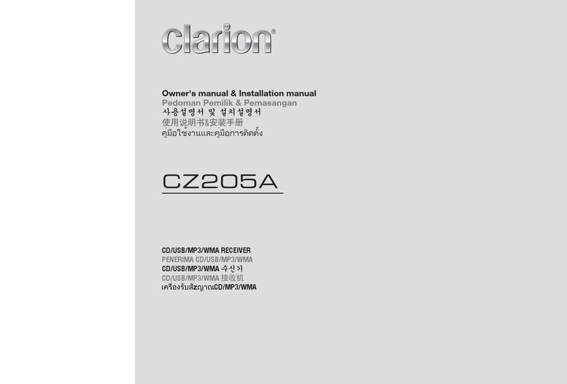 Clarion CZ205A Service manual
