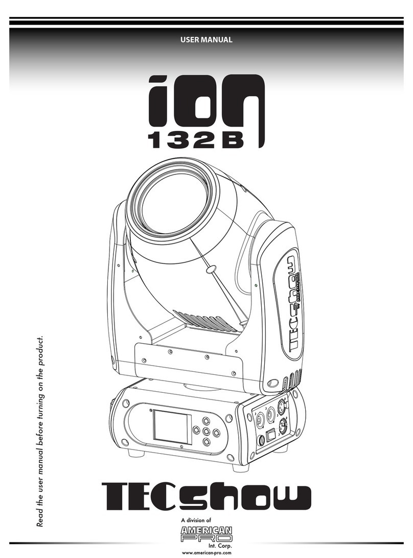 TECshow Ion 132B User manual