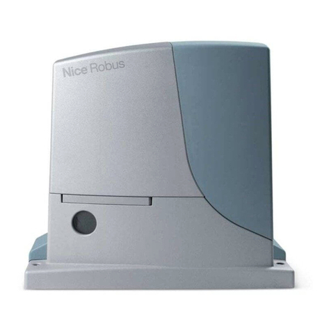 Nice Robus 600P Product manual
