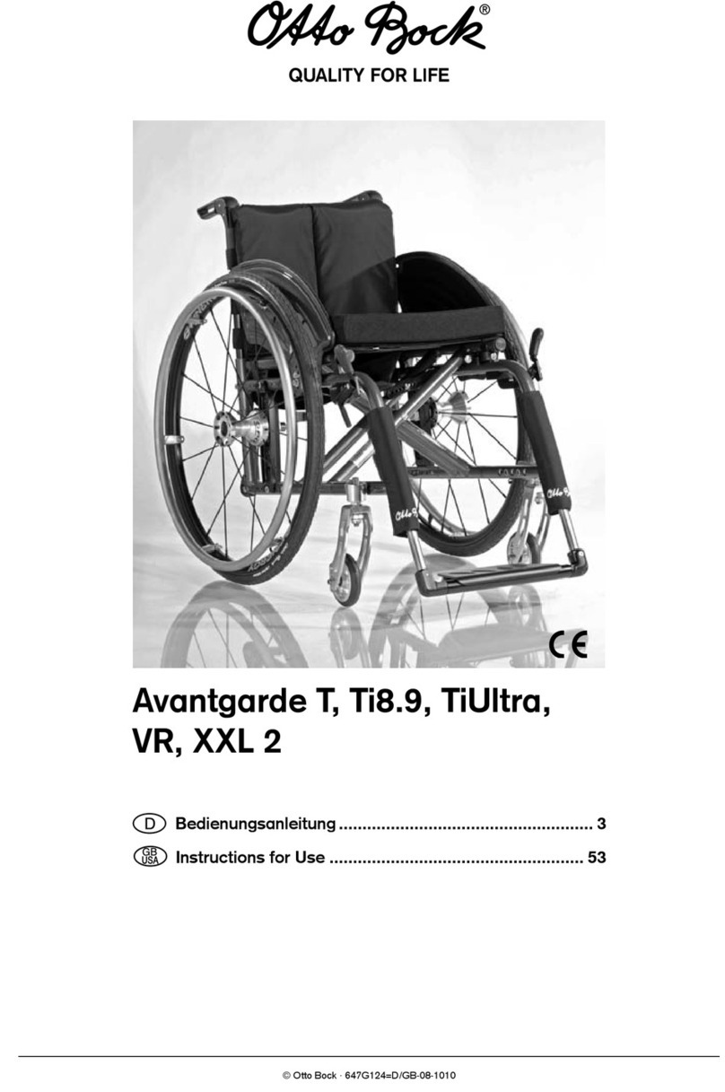 Otto Bock Avantgarde T User manual