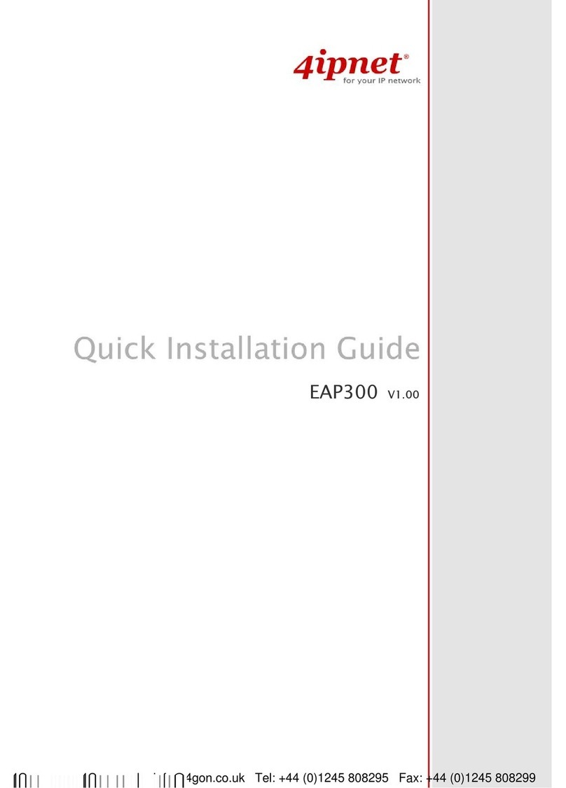 4IPNET EAP300 User manual