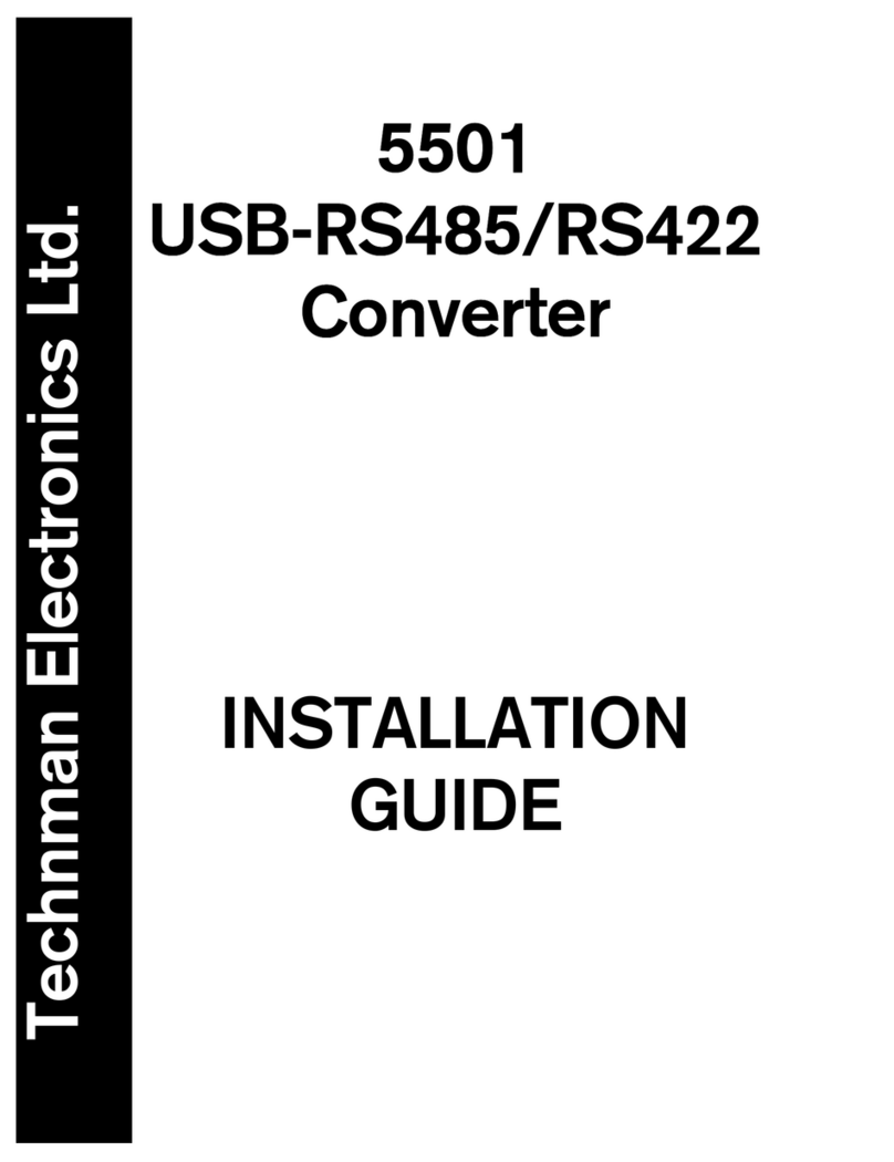 Technman 5501 installation guide