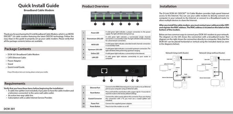 D-Link DCM-301 User manual