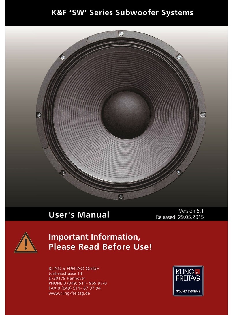 K&F 'SW' Series User manual