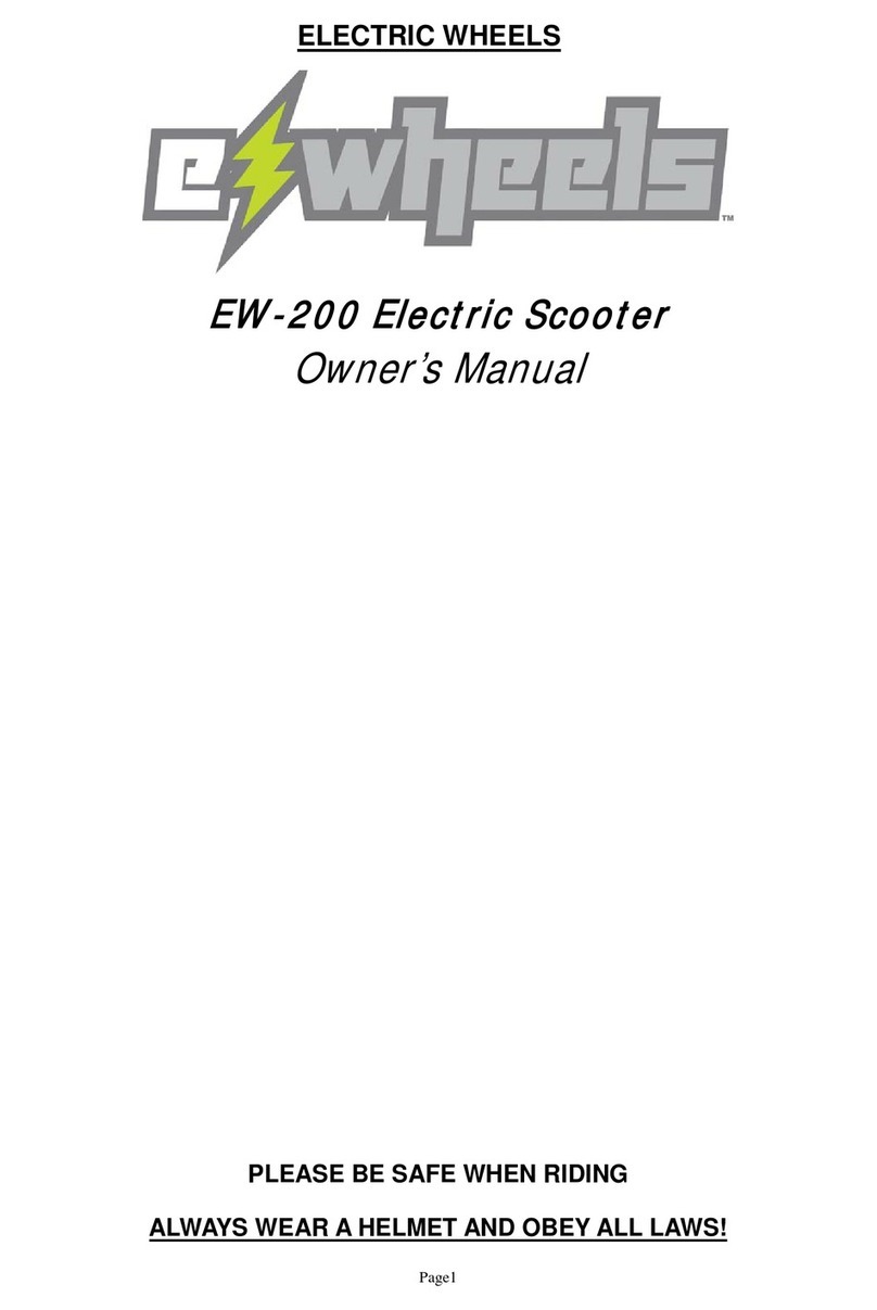 ewheels EW-200 owner's manual