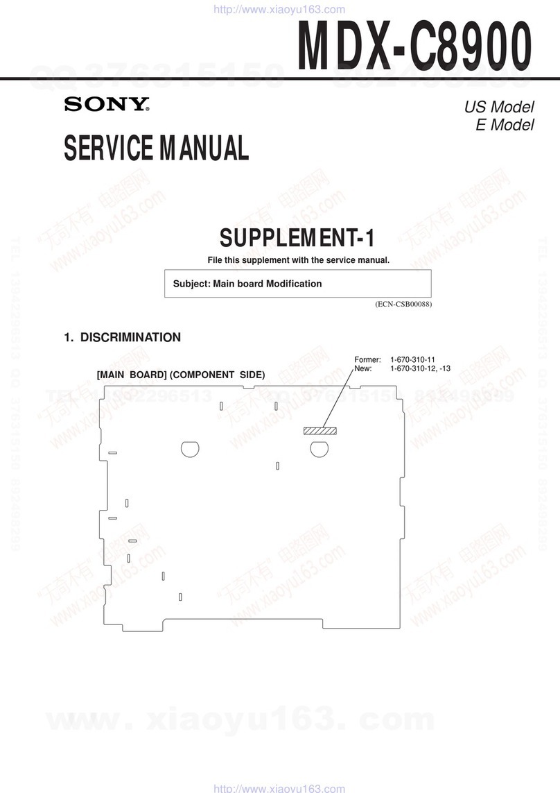 Sony MDX-C8900 User manual