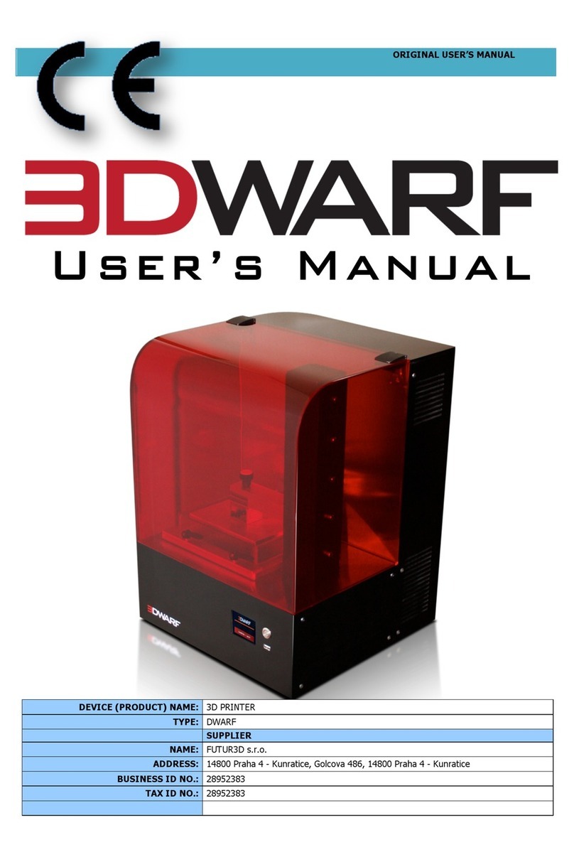 FUTUR3D 3Dwarf User manual