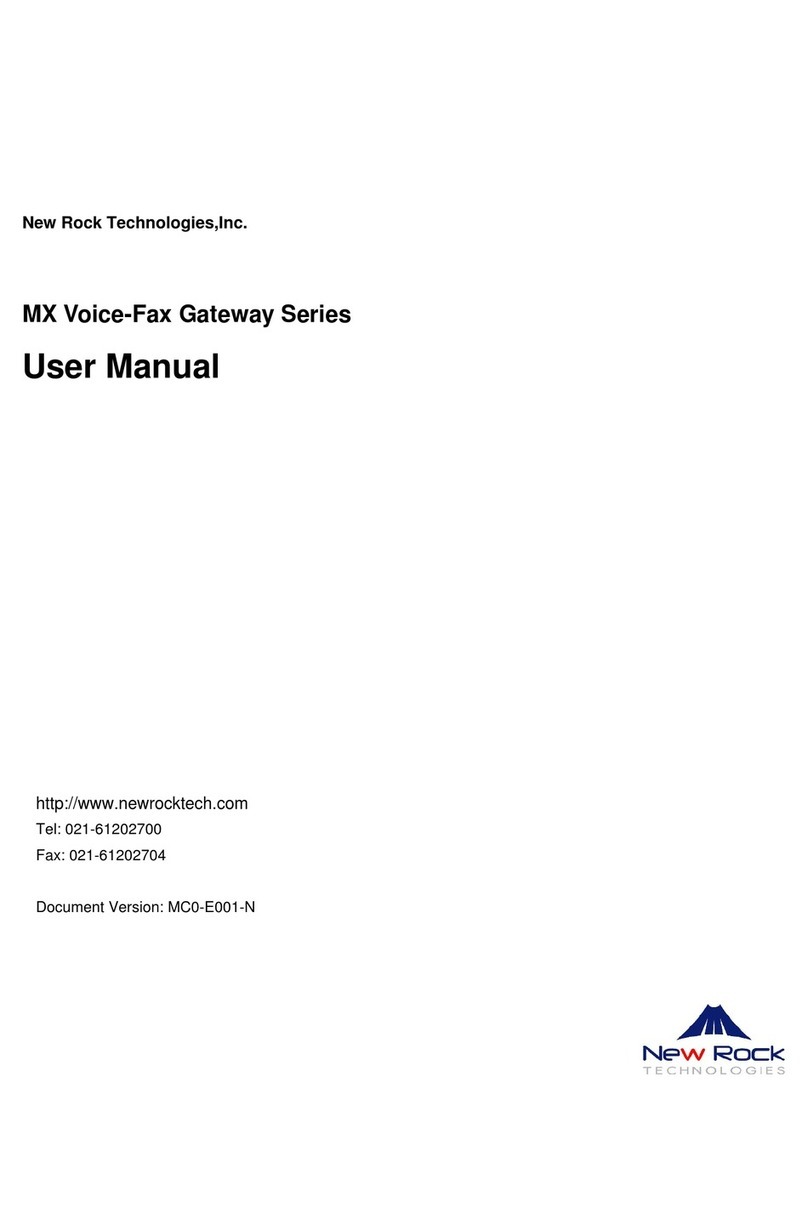 New Rock Technologies MX series user manual New Rock Technologies MX series user manual