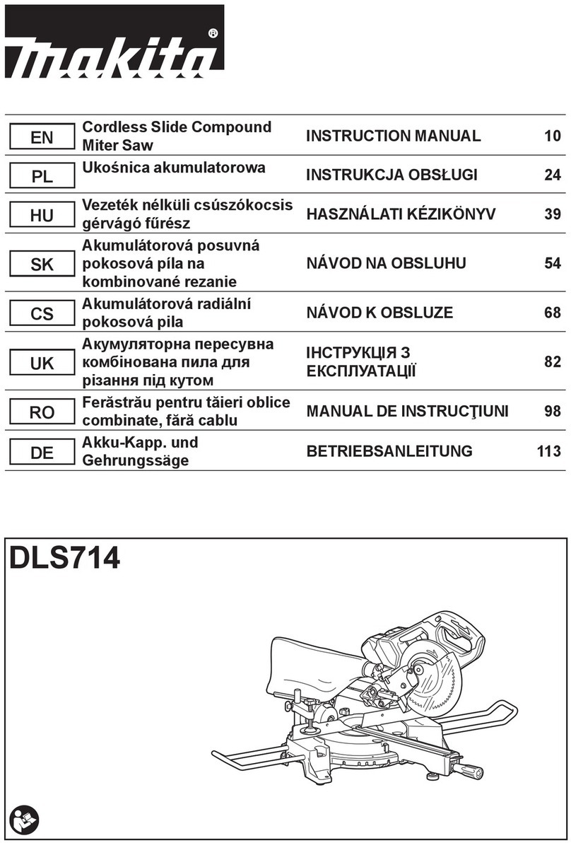 Makita DLS714 instruction manual